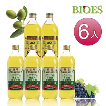 【囍瑞】特級冷壓葡萄籽油 + 純級冷壓橄欖油 ( 1000ml x 4瓶 + 1000ml x 2瓶 )