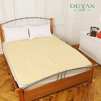 DUYAN《清新素面》平單式亞藤蓆-雙人加大