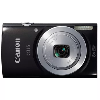 (公司貨) Canon IXUS 145 8倍光學變焦時尚隨身機-送32G+電池+原廠相機套..共9好禮/黑色