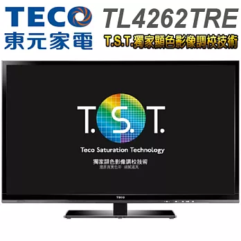 TECO東元 42型FHD LED顯示器+視訊盒(TL4262TRE)