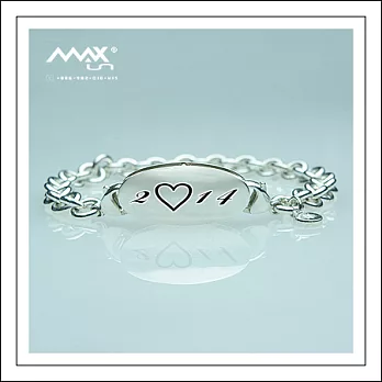 MAXin - Bliss　2014214 愛你一世愛一世特別限量版全手工純銀手鍊純銀