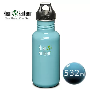 美國Klean Kanteen可利不鏽鋼瓶532ml-珊瑚藍