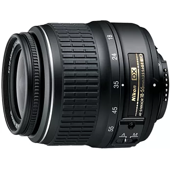 Nikon AF-S DX 18-55mm f/3.5-5.6G VR(平輸) - 加送UV保護鏡+專用拭鏡筆黑色