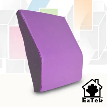[輕鬆睡-EzTek]釋壓記憶靠墊-淡紫色