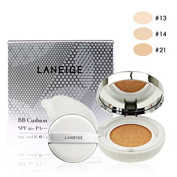 LANEIGE 蘭芝 BB舒芙蕾水凝霜-鑽采升級版SPF50+/PA+++(15g*2)多色可選#14