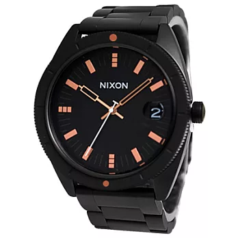 NIXON THE ROVER II SS 率性魅力時尚運動腕-黑