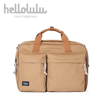 Hellolulu ALTO-筆電文件包-卡其