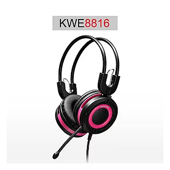 kworld 廣寰 頭戴式單孔三環專用耳麥 KWE-8816KWE-8816