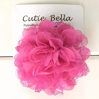 Cutie Bella Lace Camellia 髮夾-Rose