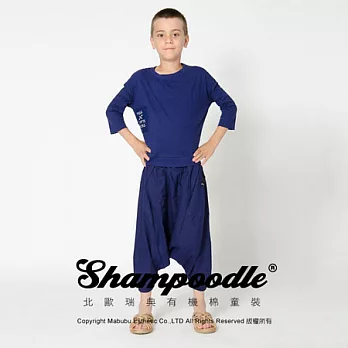瑞典有機棉童裝Shampoodle寶來塢哈倫褲100深藍