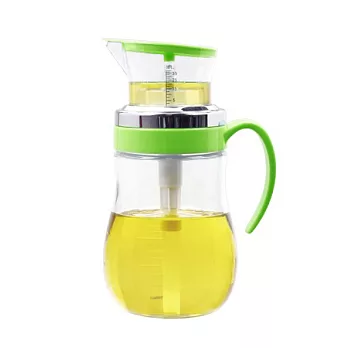 定量玻璃油壺綠色