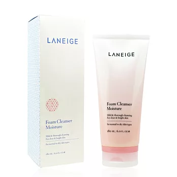 LANEIGE 蘭芝 水潤泡沫潔面乳(180ml)