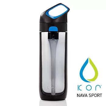 【美國KORwater】KOR Nava Sport運動水瓶-黑藍/650ml
