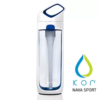 【美國KORwater】KOR Nava Sport運動水瓶-藍白/650ml