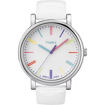 【TIMEX 】復刻冷光系列 (白彩針 TXT2N791)