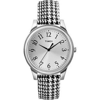 【TIMEX 】復刻冷光系列 (黑白千鳥格 TXT2P249)