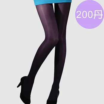 足下物語 200丹輕盈美腿襪S-XL(紫)S紫