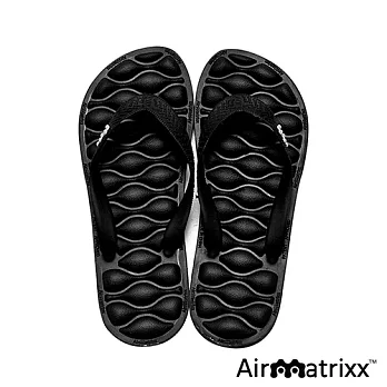 【Airmatrixx】全世界第一雙全氣墊夾腳氣泡拖鞋S質感黑