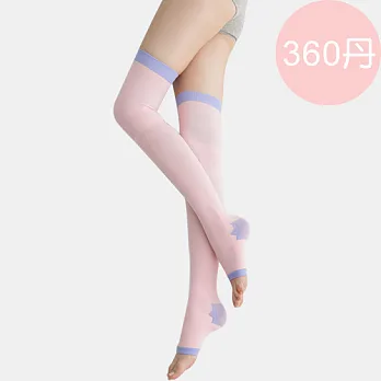 足下物語 360丹美化曲線睡眠襪(粉色)粉色
