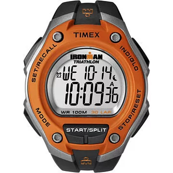 【TIMEX 】專業鐵人路跑錶MEGA版(橘TXT5K529)