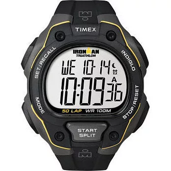 【TIMEX 】IRONMAN 鐵人專業路跑錶 (黑 TXT5K494)