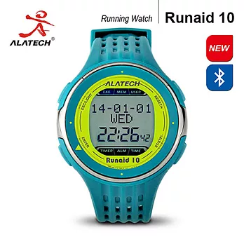 ALATECH Runaid10 藍牙跑步運動錶綠色