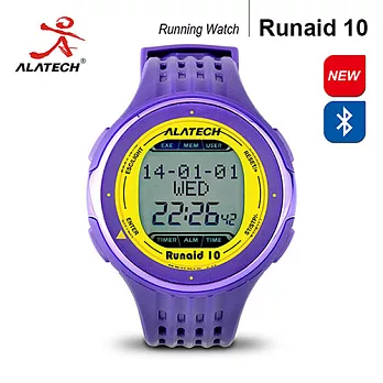 ALATECH Runaid10 藍牙跑步運動錶紫色