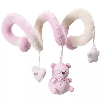 【奇哥】布偶熊彎管玩具-粉色