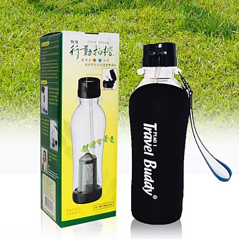 【那魯灣】行動拍檔泡茶壺PC-503(含保溫套.按壓式彈跳吸管 580CC/個)