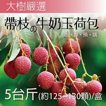 牛奶玉荷包 5台斤X1盒 帶枝禮盒 低溫配送 大樹嚴選