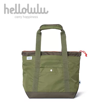 Hellolulu Finn-全天候購物包(小)-橄欖綠