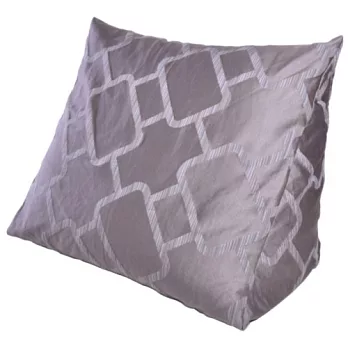 【凱堡】葛夫人雙色亮面提花三角靠墊(二入)