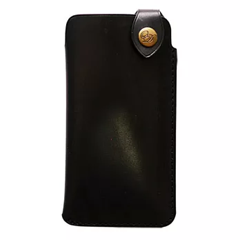 OVERDIGI Macaron iPhone5/5s 馬卡龍全手工真皮抽取式皮套黑色