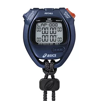 【ASCIS】亞瑟士STOP WATCH比賽用計時碼錶(藍 CQAS0102)