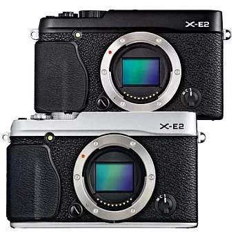 FUJIFILM X-E2 單機身組*(中文平輸) - 加送相機清潔組+硬式保護貼銀色