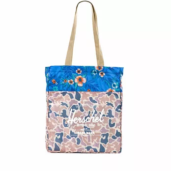HERSCHEL Packable Travel Tote-旅行用 手提袋-獵鴨迷彩/花