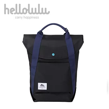 Hellolulu LOGAN-全天侯尼龍15吋筆電背包-黑