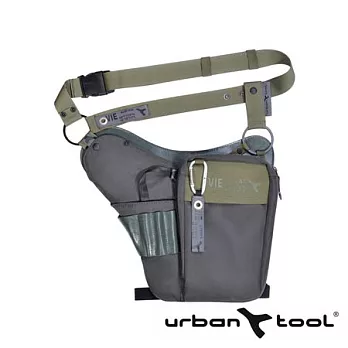 URBAN TOOL cowboyHolster 牛仔系列多功能皮革腰包叢林綠色