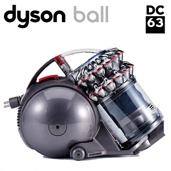 Dyson DC63 motorhead 雙層氣旋圓筒式吸塵器 銀紅款