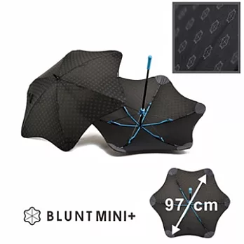 【紐西蘭BLUNT 保蘭特】抗強風 防反傘 抗UV 直傘 小號 MINI+{反光傘面) 風格藍