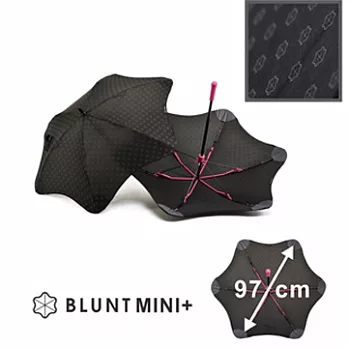 【紐西蘭BLUNT 保蘭特】抗強風 防反傘 抗UV 直傘 小號 MINI+{反光傘面) 艷桃紅