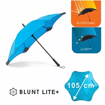 【紐西蘭BLUNT】保蘭特100% 完全抗UV傘 抗強風 防反傘- 中號 Lite+風格藍