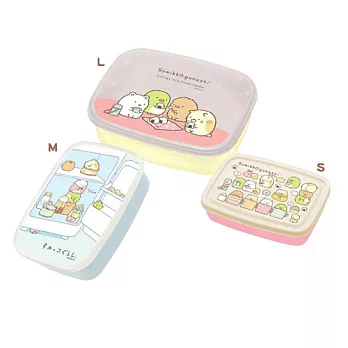 San-X 角落公仔一起去郊遊系列三合一保鮮便當盒