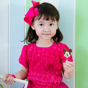 Cutie Bella 玫瑰上衣Rossette Top-Rose Pink 90CM