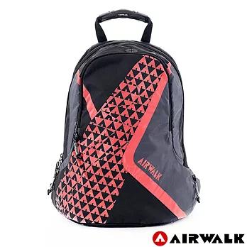 【美國AIRWALK】潮流酷炫後背包-勁中灰