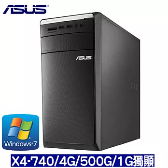 《ASUS華碩》 M11BB X4-740『宇宙飛星』 四核WIN7桌上型電腦(M11BB-740G77E)