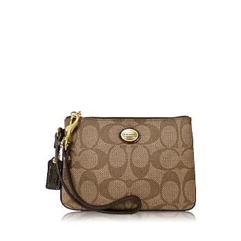 COACH 小款手拿包_卡其/咖啡