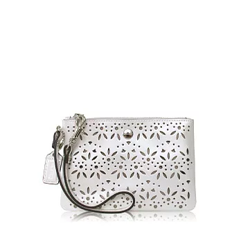 COACH 小款手拿包_珍珠白