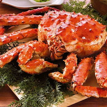 ★海鮮市集★極致的享宴$899免運★熟凍智利帝王蟹1KG★肉質鮮嫩札實 ##C0024