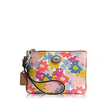 COACH 小款手拿包_碎花彩